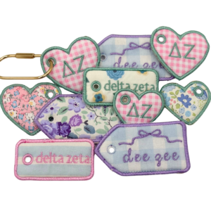 greek + sorority bag tag