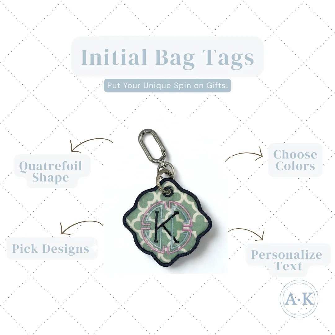 initial bag tag ak initial bag tag ak
