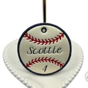 Baseball Bag Tag
