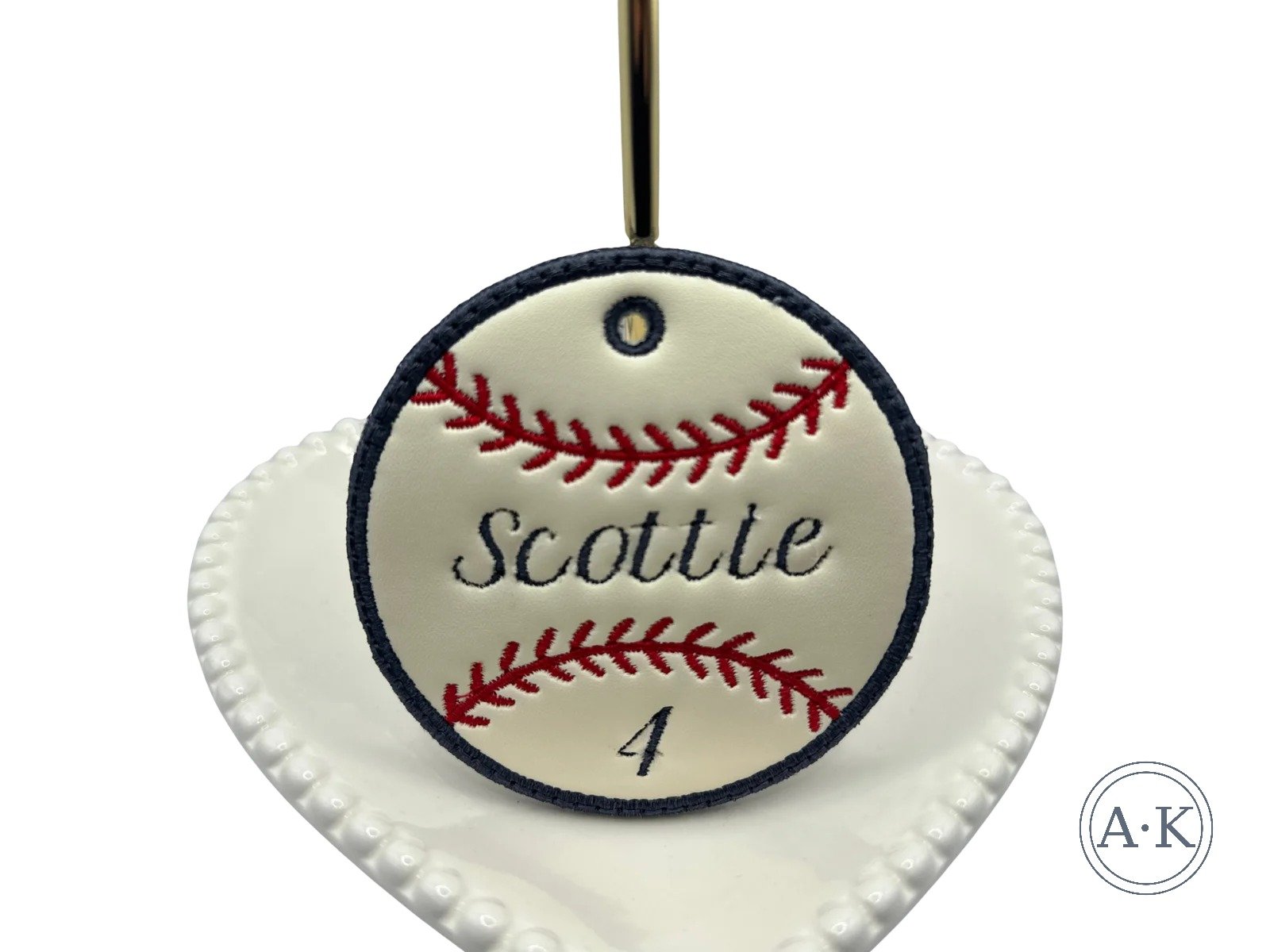 Baseball Bag Tag Baseball Bag Tag